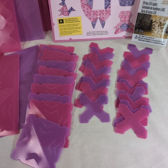 Creatto Starlight Kitty Cat Thames & Kosmos 2020 Pink LED Light Up 3D Puzzle - Picture 10 of 14